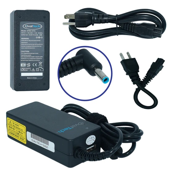 Adaptador para Computadora Port&aacute;til OVALTECH 19.5V/2.31AH